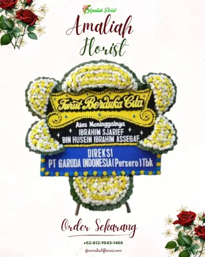 Papan Bunga Duka di Ciluar