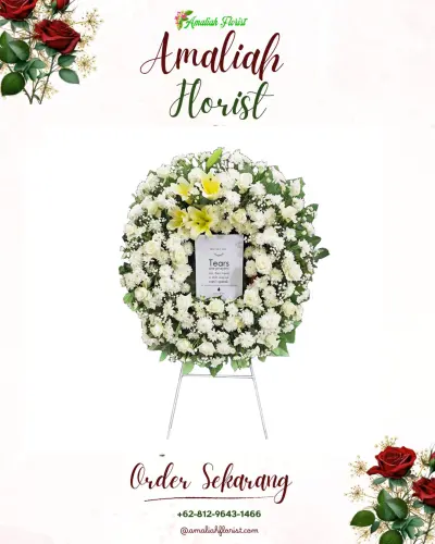 Krans Bunga Duka Cita di Ciluar